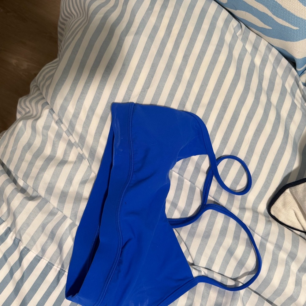 LuluLemon Flow Y Blue Sports Bra